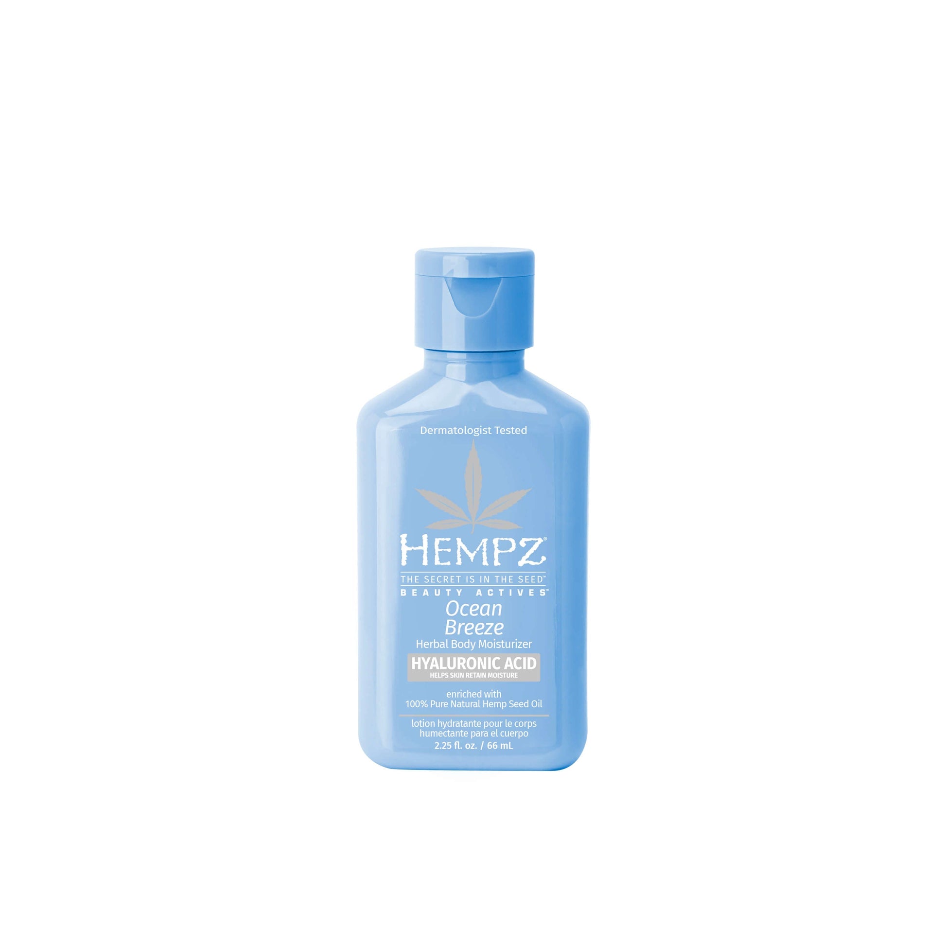 Hempz Beauty Actives Ocean Breeze Herbal Body Moisturizer with Hyaluronic Acid