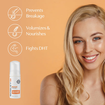 Revive Color Safe Thickening Treatment that prevents breakage, volumizes and nourishes, and fights DHT.