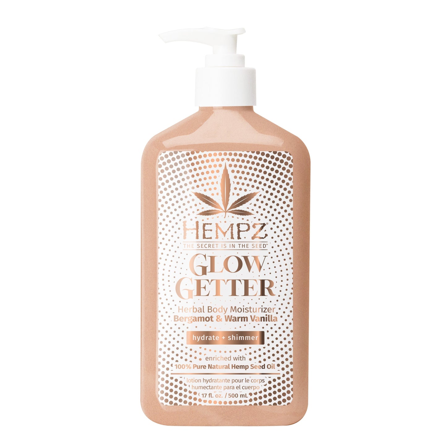 Hempz Glow Getter Herbal Body Moisturizer 