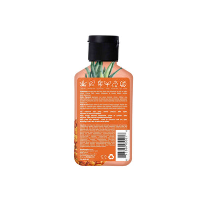 Hempz Travel-Size Sweet Pineapple & Honey Melon Herbal Body Wash to Exfoliate, Cleanse & Hydrate, Back