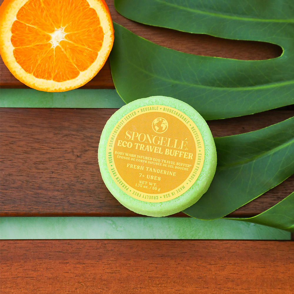Spongelle Fresh Tangerine | Eco Travel Buffer