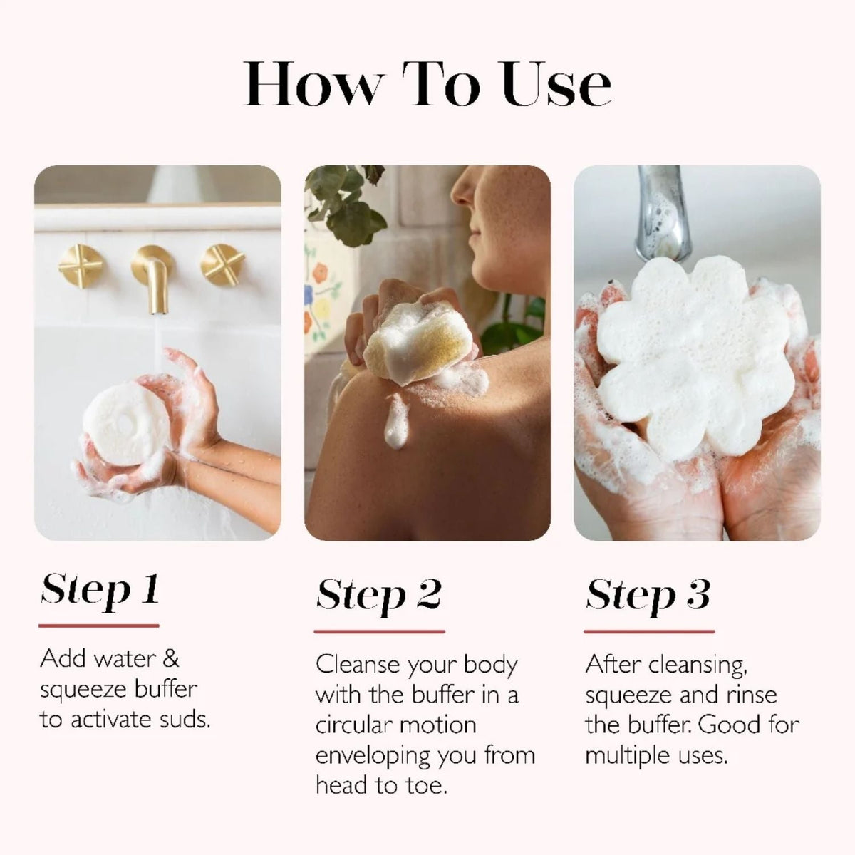 Spongellé Pistachio Parade Body Wash Infused Buffer | Holiday Nutcracker